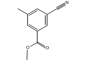 Methyl 3-cyano-5-Methylbenzoate structure, CAS 1082041-26-6