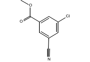 methyl 3-chloro-5-cyanobenzoate structure, CAS 327056-72-4