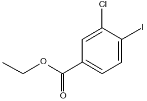 Ethyl-3-chloro-4-iodobenzoate structure, CAS 874831-02-4