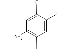 5-Fluoro-4-iodo-2-Methylaniline structure, CAS 307306-08-7
