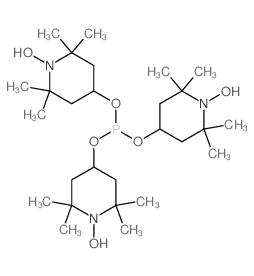 Tri-(4-hydroxy-TEMPO) phosphite structure, CAS 2122-49-8