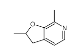 2,3-Dihydro-2,7-dimethylfuro[2,3-c]pyridine structure, CAS 69022-82-8