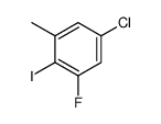 5-Chloro-3-fluoro-2-iodotoluene structure, CAS 939990-13-3
