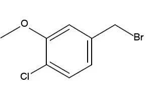 4-(bromomethyl)-1-chloro-2-methoxybenzene structure, CAS 103347-14-4