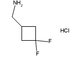 (3,3-Difluoro-cyclobutyl)MethanaMine HCl structure, CAS 1159813-93-0
