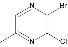 3-broMo-2-chloro-5-Methylpyrazine structure, CAS 1359828-82-2