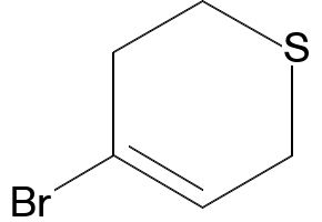 4-Bromo-3,6-dihydro-2H-thiopyran structure, CAS 1255574-60-7