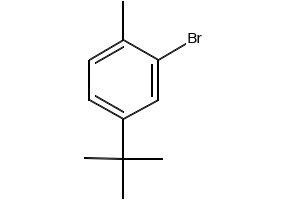 2-bromo-1-methyl-4-tert-butyl-benzene structure, CAS 61024-94-0