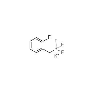 POTASSIUM 4-FLUOROBENZYLTRIFLUOROBORATE structure, CAS 1246073-48-2
