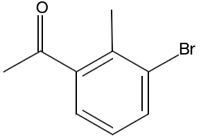 3'-bromo-2'-methylacetophenone structure, CAS 52779-76-7