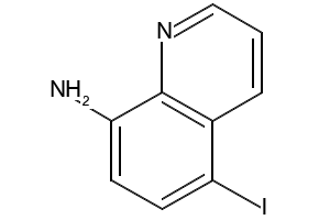 5-iodoquinolin-8-aMine structure, CAS 142340-15-6