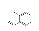 ethylstyrene structure, CAS 28106-30-1