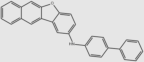 Benzo[b]naphtho[2,3-d]furan-2-amine, N-[1,1'-biphenyl]-4-yl- structure, CAS 2172702-74-6