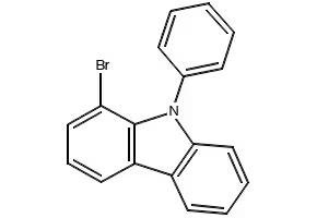 9H-Carbazole, 1-chloro-9-phenyl- structure, CAS 2100867-63-6