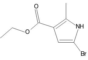 Ethyl 2-chloro-5-methyl-1H-pyrrole-3-carboxylate structure, CAS 158692-50-3