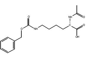 Z-LYS(AC)-OH DCHA structure, CAS 68223-09-6