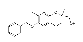 (6-(Benzyloxy)-2,5,7,8-tetramethylchroman-2-yl)methanol structure, CAS 171270-07-8