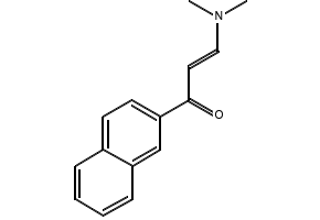 3-(Dimethylamino)-1-(naphthalen-2-yl)prop-2-en-1-one structure, CAS 138716-23-1