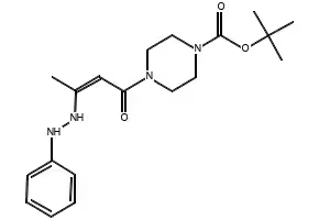 tert-butyl 4-(3-fluoro-2-nitrophenyl)piperazine-1-carboxylate structure, CAS 915135-20-5