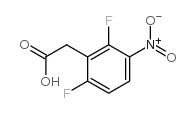 2-(2,6-difluoro-3-nitrophenyl)acetic acid structure, CAS 361336-78-9