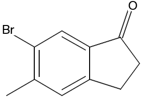 (Z)-5-bromo-2,3-dihydro-1H-inden-1-one O-methyl oxime structure, CAS 405554-62-3