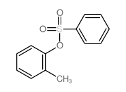 o-tolyl benzenesulfonate structure, CAS 41480-08-4