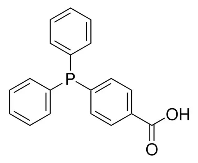 4-(DIPHENYLPHOSPHINO)BENZOIC ACID structure, CAS 2129-31-9
