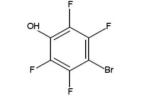 4-BROMOTETRAFLUOROPHENOL structure, CAS 1998-61-4