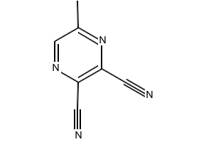 2,3-DICYANO-5-METHYLPYRAZINE structure, CAS 52197-12-3