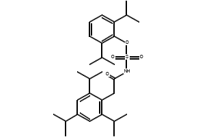2,6-DIISOPROPYLPHENYL SULFAMATE structure, CAS 92050-02-7