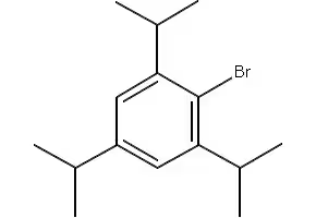 2-(bromomethyl)-1,3,5-triisopropylbenzene structure, CAS 166519-14-8