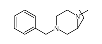 3-Benzyl-8-methyl-3,8-diazabicyclo[3.2.1]octane structure, CAS 17783-48-1