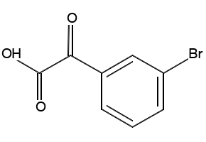 2-(3-bromophenyl)-2-oxoacetic acid structure, CAS 7194-78-7