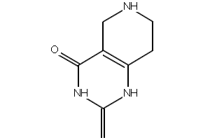 2-Methyl-5,6,7,8-tetrahydropyrido[4,3-d]pyrimidin-4(3H)-one structure, CAS 134201-14-2