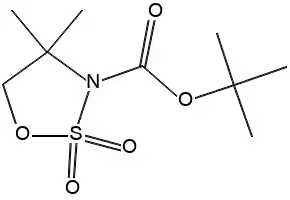 1,2,3-Oxathiazolidine, 4,4-dimethyl-3-(phenylmethyl)-,2,2-dioxide structure, CAS 228547-64-6