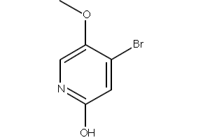 4-bromo-5-methoxypyridin-2(1H)-one structure, CAS 1630197-34-0