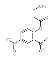 2,4-Dinitrophenyl butyrate, structure, CAS 24273-19-6