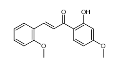 2'-Hydroxy-2,4'-dimethoxychalcone structure, CAS 32272-18-7