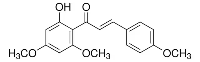 2'-Hydroxy-4,4',6'-trimethoxychalcone structure, CAS 3420-72-2