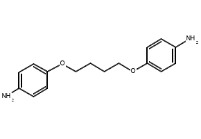 4,4'-(1,4-Butanediyl)dioxydianiline structure, CAS 6245-50-7
