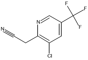 2-[3-Chloro-5-(trifluoroMethyl)-2-pyridinyl]-acetonitrile structure, CAS 157764-10-8