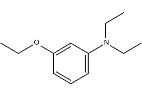 3-Ethoxy N,N-diethylaniline structure, CAS 1864-92-2