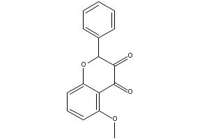 3-Hydroxy-5-methoxylflavone structure, CAS 6665-81-2
