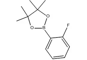 2-(2-fluorophenyl)-4,4,5,5-tetramethyl-1,3,2-dioxaborolane structure, CAS 876062-39-4
