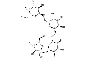 STACHYOSE structure, CAS 470-55-3