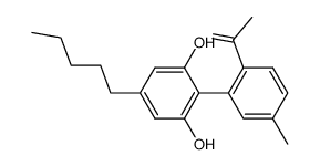 5'-Methyl-2'-(1-methylethenyl)-4-pentyl-1,1'-biphenyl-2,6-diol structure, CAS 39624-81-2
