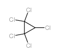 Pentachlorocyclopropane structure, CAS 6262-51-7