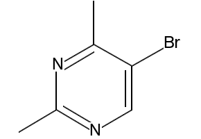 5-Bromo-2,4-dimethylpyrimidine structure, CAS 69696-37-3
