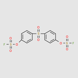 Fluorosulfuric acid, sulfonyldi-4,1-phenylene ester (9CI) structure, CAS 42158-98-5