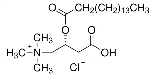 Palmitoyl-L-Carnitine Chloride structure, CAS 18877-64-0
